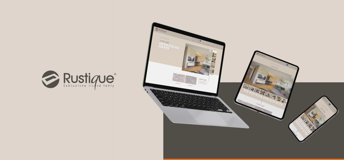 Rustique - Prezentačná web stránka a e-shop v jednom